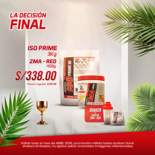 Iso Prime – 3Kg / ZMA – Red – 450g