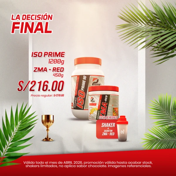 Iso Prime – 1200g / ZMA – Red – 450g