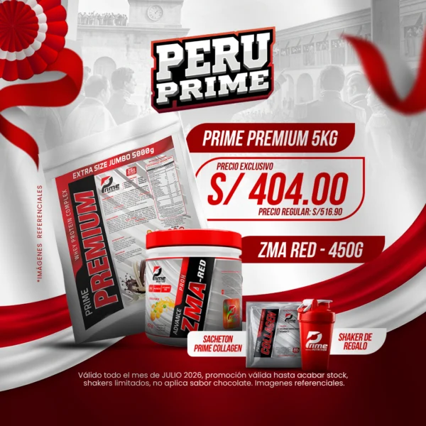 Prime Premium - 5KG / ZMA Red - 450G
