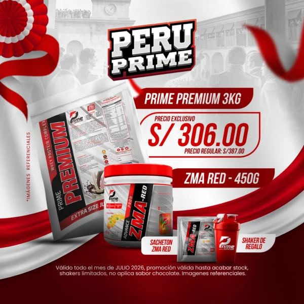 Prime Premium - 3KG / ZMA Red - 450G